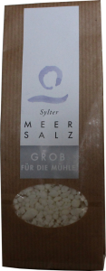 Sylter Meersalz grob - Nachfüllbeutel 125g Sylter Meersalz grob - Nachfüllbeutel 125g