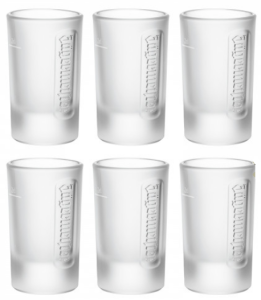Gläser Jägermeister - Shot Glasses - weiss - ice - satiniert - 6 Stück je 2 cl Gläser Jägermeister - Shot Glasses - weiss - ice - satiniert - 6 Stück je 2 cl